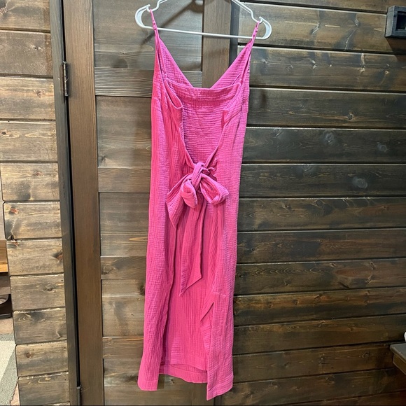 Seafolly Inka Gypsy Tie Front Slip Dress Large - Picture 3 of 3